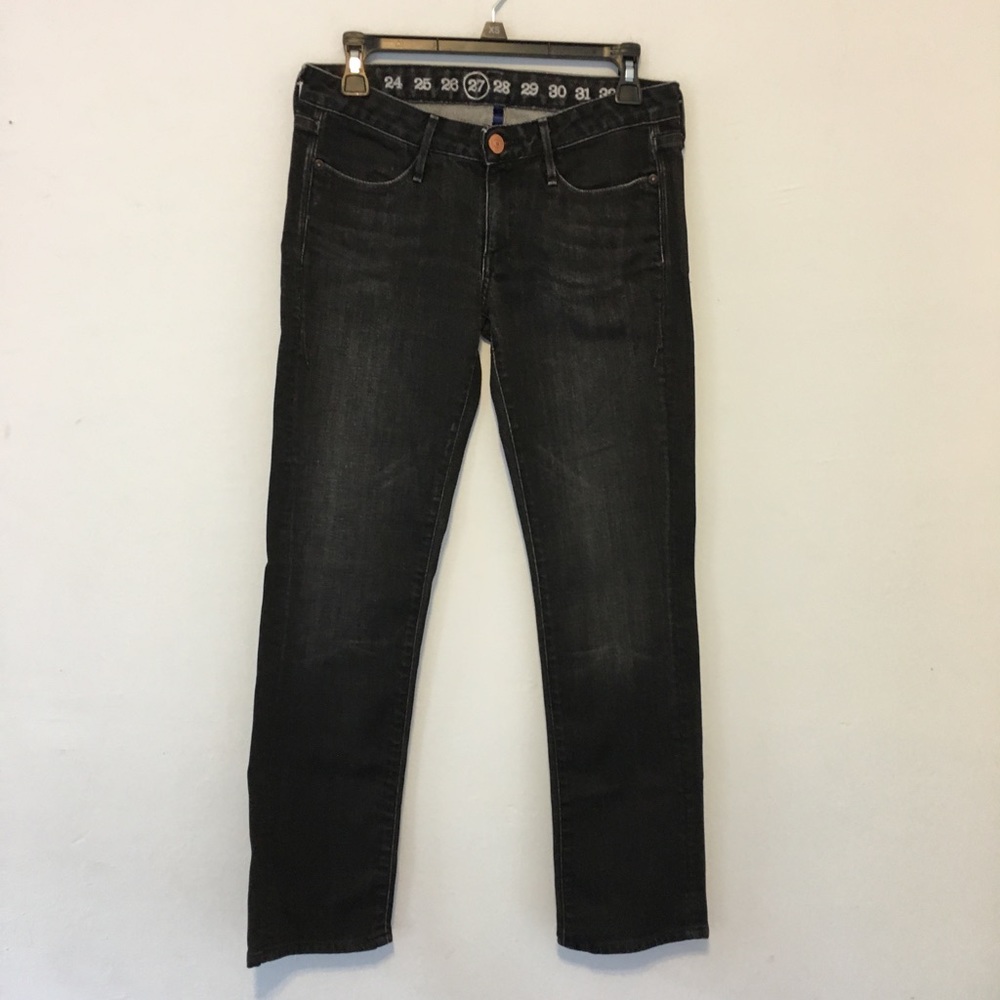 Earnest Sewn Black Straight Jeans